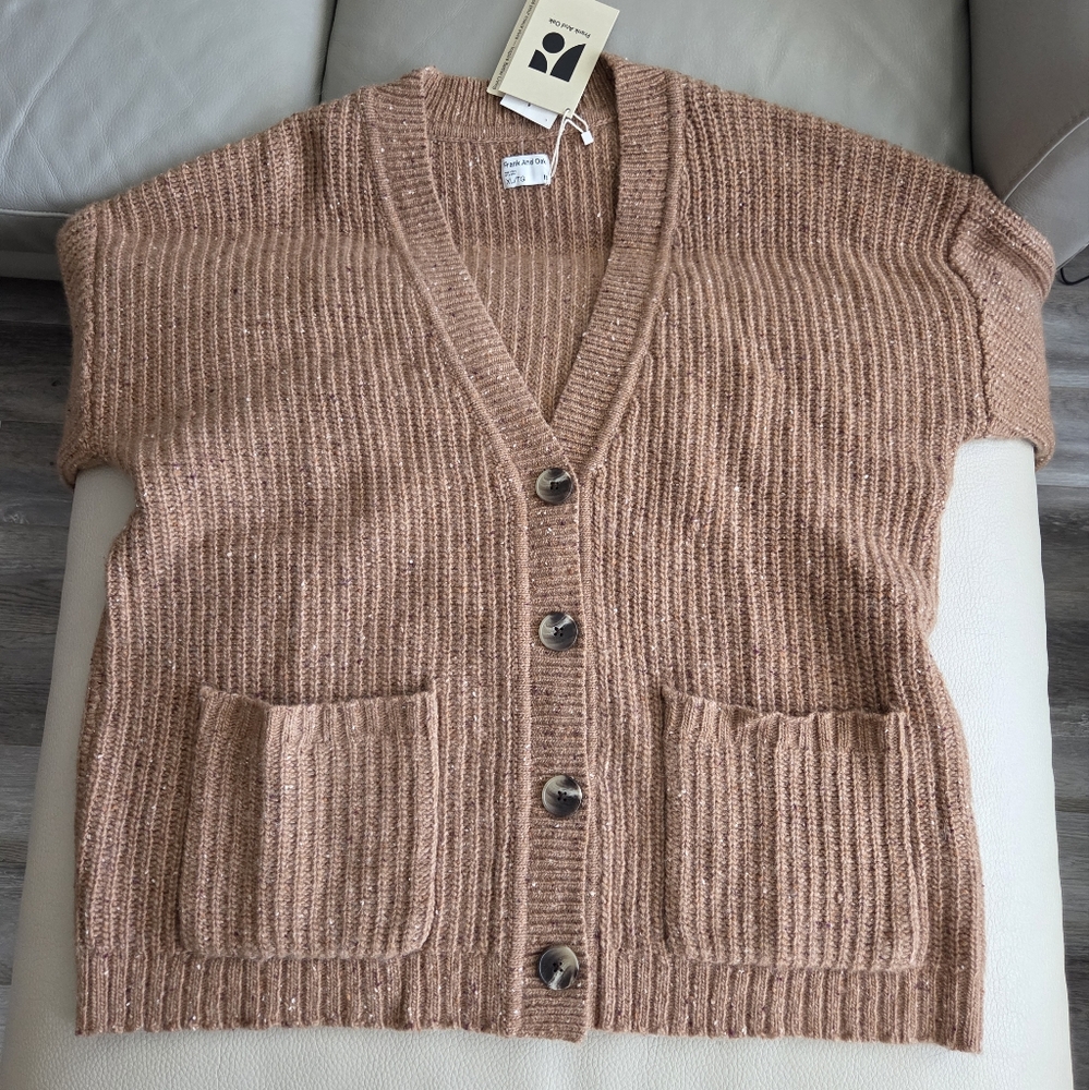 NWT - Frank & Oak Women’s Oversized Merino Wool Alpaca Blended Cardigan - XL - Picture 6 of 11